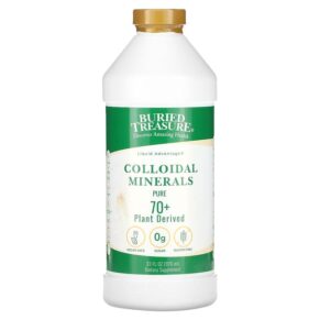 Thực phẩm chức năng Buried Treasure Liquid Advantage Colloidal Minerals 33 fl oz (976 ml) 016055345614