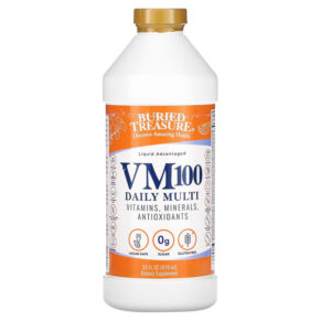 Thực phẩm chức năng Buried Treasure Liquid Advantage VM100 Daily Multi Orange Zest 32 fl oz (976 ml) 016055453784