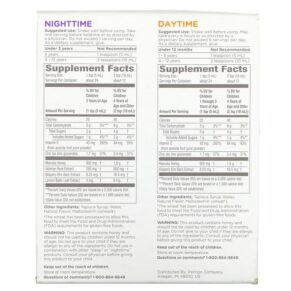 Thực phẩm bổ sung Burt's Bees Kids Daytime/Nighttime Cough Syrup & Immune Support Combo Pack Natural Grape 2 Pack 4 fl oz (118 ml) Each 070030165499