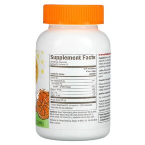 Thực phẩm bổ sung Burt's Bees Kids Immune Support Gummies Orange 30 Gummies 070030165581