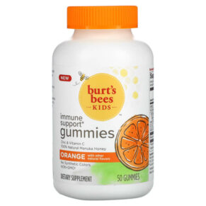 Thực phẩm chức năng Burt's Bees Kids Immune Support Gummies Orange 50 Gummies 070030165468