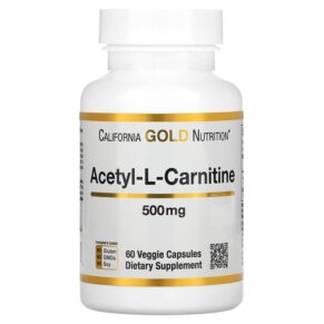 Thực phẩm chức năng California Gold Nutrition Acetyl-L-Carnitine 500 mg 60 Veggie Capsules 898220011254