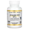 Thực phẩm chức năng California Gold Nutrition Antarctic Krill Oil Omega-3 Phospholipids Complex with Astaxanthin Natural Strawberry and Lemon Flavor 500 mg 120 Fish Gelatin Softgels 898220011018