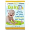 Thực phẩm chức năng California Gold Nutrition Baby Vitamin D3 Liquid 10 mcg (400 IU) 0.34 fl oz (10 ml) 898220010349