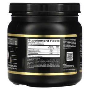 Thực phẩm bổ sung California Gold Nutrition BCAA Powder AjiPure Branched Chain Amino Acids 16 oz (454 g) 898220010585