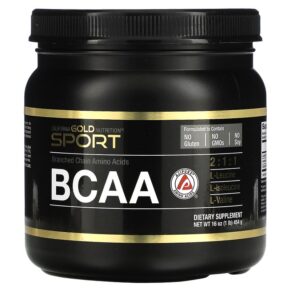Thực phẩm chức năng California Gold Nutrition BCAA Powder AjiPure Branched Chain Amino Acids 16 oz (454 g) 898220010585