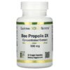 Thực phẩm chức năng California Gold Nutrition Bee Propolis 2X Concentrated Extract 500 mg 90 Veggie Caps 898220009459