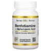 California Gold Nutrition Benfotiamine + Alpha Lipoic Acid 30 Veggie Capsules 4 Thực phẩm chức năng California Gold Nutrition Benfotiamine + Alpha Lipoic Acid 30 Veggie Capsules 898220020201