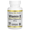 Thực phẩm chức năng California Gold Nutrition Bioactive Vitamin E 335 mg (500 IU) 30 Veggie Capsules 898220019656