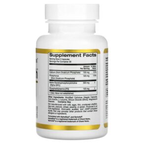 Thực phẩm bổ sung California Gold Nutrition Brain Health 60 Veggie Capsules 898220020713
