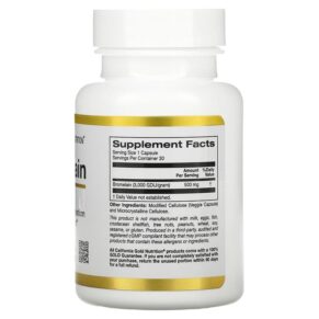 Thực phẩm bổ sung California Gold Nutrition Bromelain 500 mg 30 Veggie Capsules 898220021048