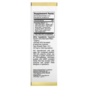 Thực phẩm bổ sung California Gold Nutrition Bronchial Ease 1 fl oz (30 ml) 898220021130