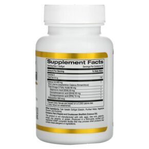 Thực phẩm bổ sung California Gold Nutrition Calanus Oil 500 mg 30 Fish Gelatin Softgels 898220019984