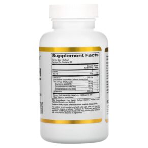Thực phẩm bổ sung California Gold Nutrition Calanus Oil 500 mg 90 Fish Gelatin Softgels 898220019977