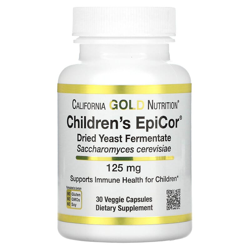 California Gold Nutrition Children's Epicor 125 mg 30 Veggie Capsules 8 Thực phẩm chức năng California Gold Nutrition Children's Epicor 125 mg 30 Veggie Capsules 898220015702