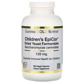 Thực phẩm chức năng California Gold Nutrition Children's EpiCor 125 mg 360 Veggie Capsules 898220015689