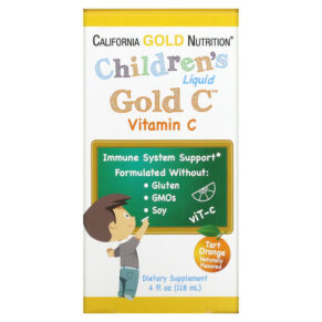 Thực phẩm chức năng California Gold Nutrition Children's Liquid Vitamin C Orange Flavor 4 fl oz (118 ml) 898220010998
