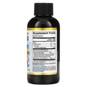 Thực phẩm bổ sung California Gold Nutrition Children Sambucus Elderberry Syrup 4 fl oz (120 ml) 898220013692
