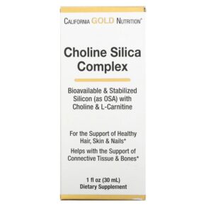 Thực phẩm chức năng California Gold Nutrition Choline Silica Complex 1 fl oz (30 ml) 898220015979