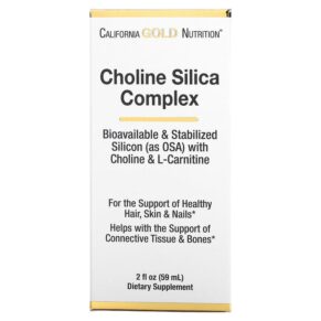 Thực phẩm chức năng California Gold Nutrition Choline Silica Complex 2 fl oz (59 ml) 898220015986