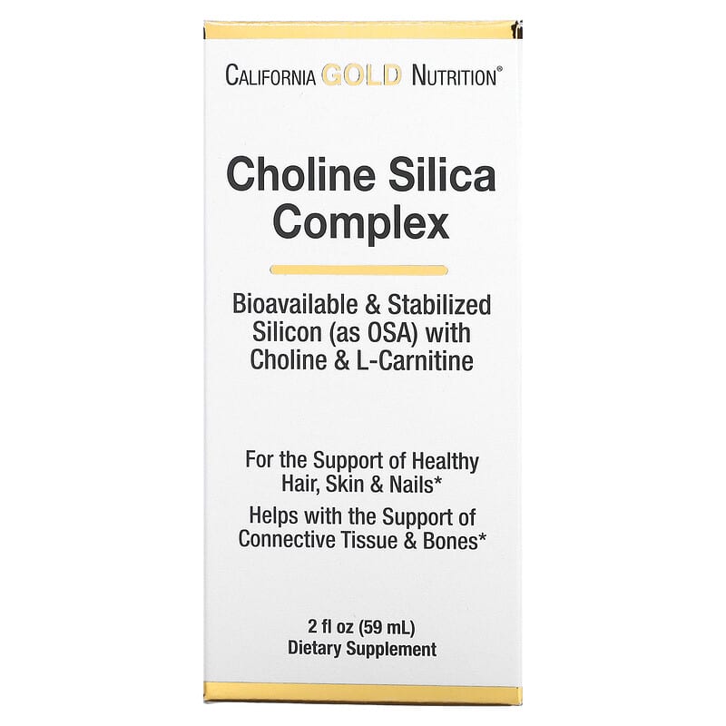 California Gold Nutrition Choline Silica Complex 2 fl oz (59 ml) 8 Thực phẩm chức năng California Gold Nutrition Choline Silica Complex 2 fl oz (59 ml) 898220015986