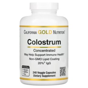 Thực phẩm chức năng California Gold Nutrition Colostrum 240 Veggie Capsules 898220009138