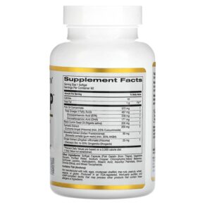 Thực phẩm bổ sung California Gold Nutrition Curcumin UP 90 Gelatin Softgels 898220015900