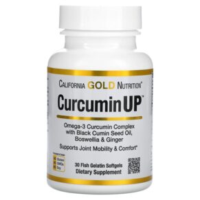 Thực phẩm chức năng California Gold Nutrition CurcuminUP 30 Fish Gelatin Softgels 898220011445
