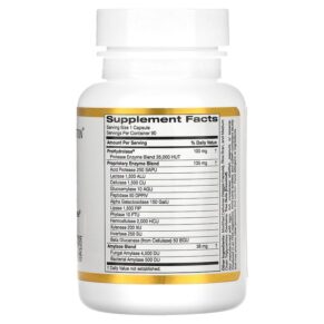 Thực phẩm bổ sung California Gold Nutrition Digestive Enzymes 90 Veggie Capsules 898220011551