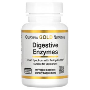 Thực phẩm chức năng California Gold Nutrition Digestive Enzymes 90 Veggie Capsules 898220011551