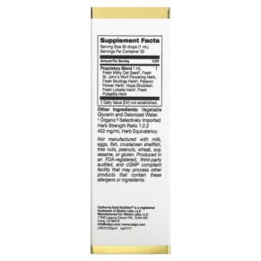 Thực phẩm bổ sung California Gold Nutrition Goodnight Sleep 1 fl oz (30 ml) 898220021215
