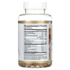 Thực phẩm bổ sung California Gold Nutrition Hair Multivitamin 90 Gelatin Capsules 898220019151