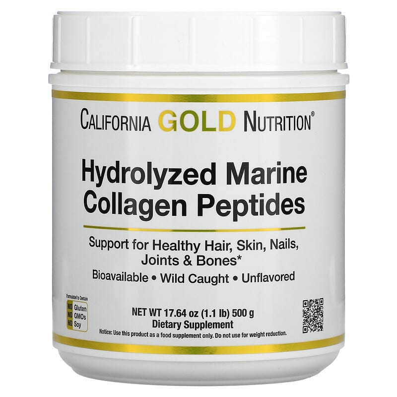 California Gold Nutrition Hydrolyzed Marine Collagen Peptides Unflavored 17.64 oz (500 g) 8 Thực phẩm chức năng California Gold Nutrition Hydrolyzed Marine Collagen Peptides Unflavored 17.64 oz (500 g) 898220018642