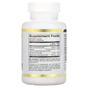 Thực phẩm bổ sung California Gold Nutrition Immune 4 Immune System Support 60 Veggie Capsules 898220018420