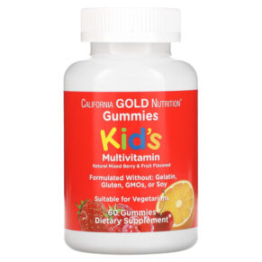 Thực phẩm chức năng California Gold Nutrition Kid's Multivitamin Gummies Mixed Berry and Fruit Flavor 60 Gummies 898220012008