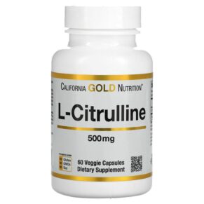 Thực phẩm chức năng California Gold Nutrition L-Citrulline Kyowa Hakko 500 mg 60 Veggie Capsules 898220011292