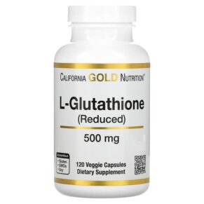Thực phẩm chức năng California Gold Nutrition L-Glutathione (Reduced) 500 mg 120 Veggie Capsules 898220018987