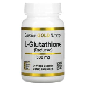 Thực phẩm chức năng California Gold Nutrition L-Glutathione (Reduced) 500 mg 30 Veggie Capsules 898220018970