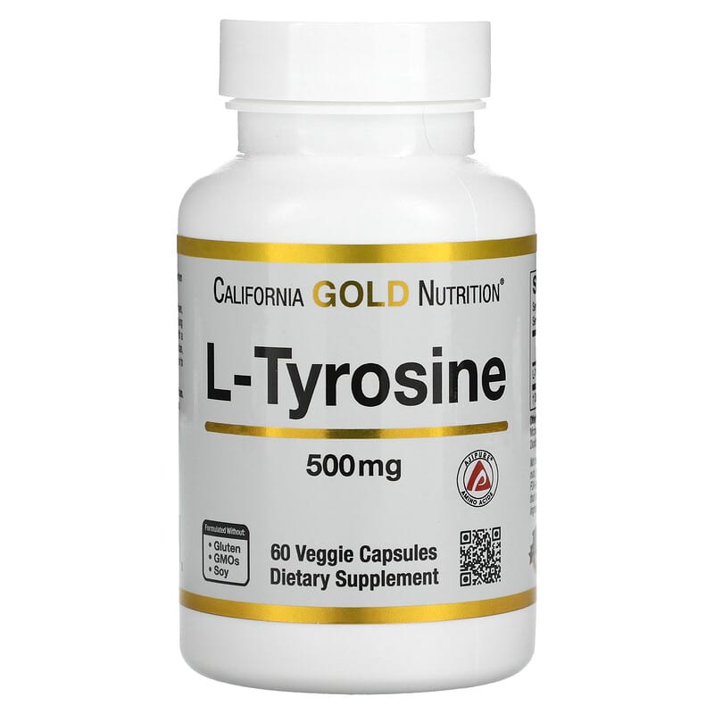 California Gold Nutrition L-Tyrosine AjiPure 500 mg 60 Veggie Capsules 8 Thực phẩm chức năng California Gold Nutrition L-Tyrosine AjiPure 500 mg 60 Veggie Capsules 898220011353