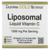 California Gold Nutrition Liposomal Liquid Vitamin C Unflavored 1000 mg 30 Sachets 0.17 fl oz (5 ml) Each 4 Thực phẩm chức năng California Gold Nutrition Liposomal Liquid Vitamin C Unflavored 1000 mg 30 Sachets 0.17 fl oz (5 ml) Each 898220019991