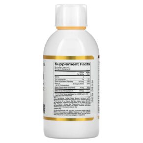 Thực phẩm bổ sung California Gold Nutrition Liposomal Vitamin A D3 E & K2 Pineapple Flavor 8.5 fl oz (250 ml) 898220018741