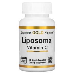 Thực phẩm chức năng California Gold Nutrition Liposomal Vitamin C 250 mg 60 Veggie Capsules 898220018406