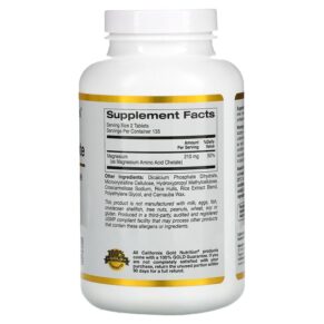 Thực phẩm bổ sung California Gold Nutrition Magnesium Chelate 270 Tablets 898220019694