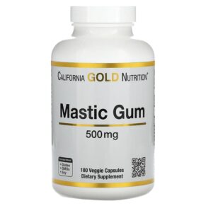 Thực phẩm chức năng California Gold Nutrition Mastic Gum 1.000 mg 180 Veggie Capsules 898220018383