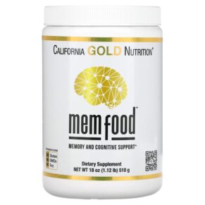 Thực phẩm chức năng California Gold Nutrition MEM Food Memory & Cognitive Support 1.12 lb (510 g) 898220018864