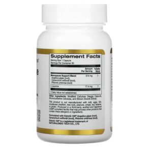 Thực phẩm bổ sung California Gold Nutrition Menopause Support 30 Veggie Capsules 898220020614