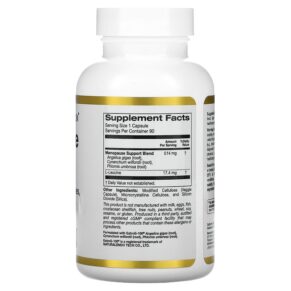 California Gold Nutrition Menopause Support 90 Veggie Capsules 3 Thực phẩm bổ sung California Gold Nutrition Menopause Support 90 Veggie Capsules 898220020607