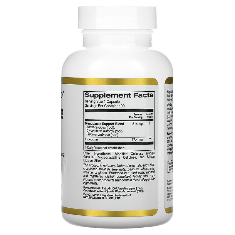 California Gold Nutrition Menopause Support 90 Veggie Capsules 2 Thực phẩm bổ sung California Gold Nutrition Menopause Support 90 Veggie Capsules 898220020607