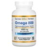 Thực phẩm chức năng California Gold Nutrition Omega 800 Pharmaceutical Grade Fish Oil 80% EPA/DHA Triglyceride Form 1.000 mg 90 Fish Gelatin Softgels 898220012664