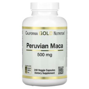 Thực phẩm chức năng California Gold Nutrition Peruvian Maca 500 mg 240 Veggie Caps 898220009503